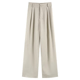 ストレートカラータックパンツ