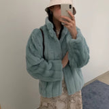 フェイクファーショートアウター