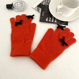 ミニリボンカラー手袋