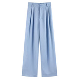 ストレートカラータックパンツ