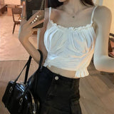 レースアップオフショルダートップス