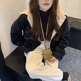 ボアカラーデニムジャケット