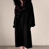 サイドスリットスウェットワンピース