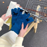 ミニリボンカラー手袋