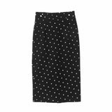 フレンチドットロングスカート