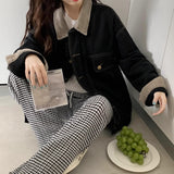 バイカラーデニムジャケット