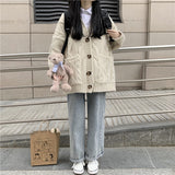 オーバーケーブルカーディガン