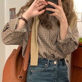 オールドカラーチェックシャツ