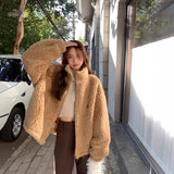 フルジップボリュームボアブルゾン