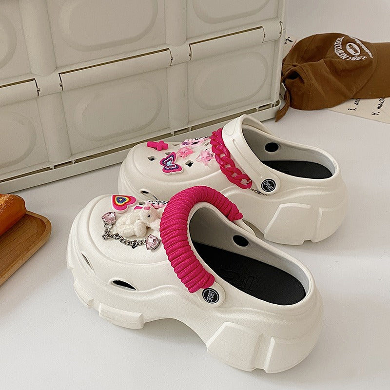 Y2Kガールラバーサンダル