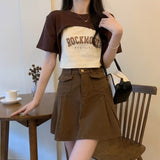 半袖オープントップス&キャミソールSET