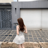 サイドアジャストプリーツワンピース