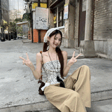 ストレートフレアチノパンツ