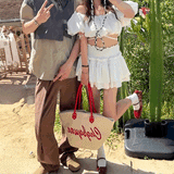 ロゴデザインリゾートバッグ