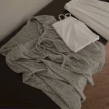 ルーズフレアリボンカーディガン