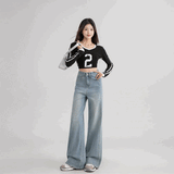 サイドラインステッチスマートデニム