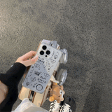 【iPhone17対応】クリア顔文字iPhoneケース