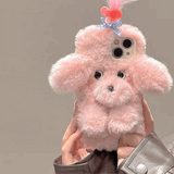 ちょんまげドッグぬいぐるみiPhoneケース