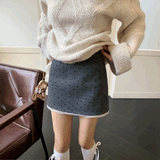 エレガントドットタイトスカート