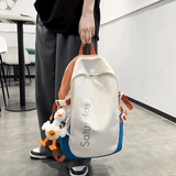 カラージップフロントロゴリュック