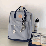 バイカラースクエアリュック