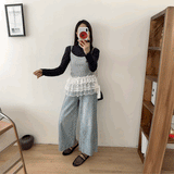 ティアードデザインフリルレイヤードスカート