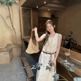 ボタニカルマキシワンピース