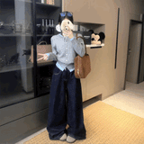 ダブルカラーレイヤードカーディガン