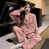 ベアパターントリムラインルームウェア