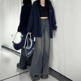 スモーキーフレアカットオフデニム