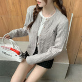 ミニリボンロゴカーディガン