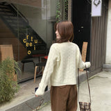 ミニリボンロゴカーディガン