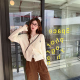 ミニリボンロゴカーディガン