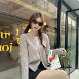 ミニリボンロゴカーディガン