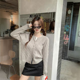 ミニリボンロゴカーディガン