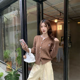 ミニリボンロゴカーディガン