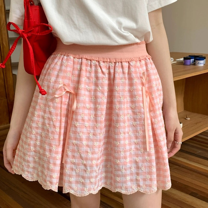 スカラップリボンパターンスカート