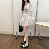 スカラップリボンパターンスカート