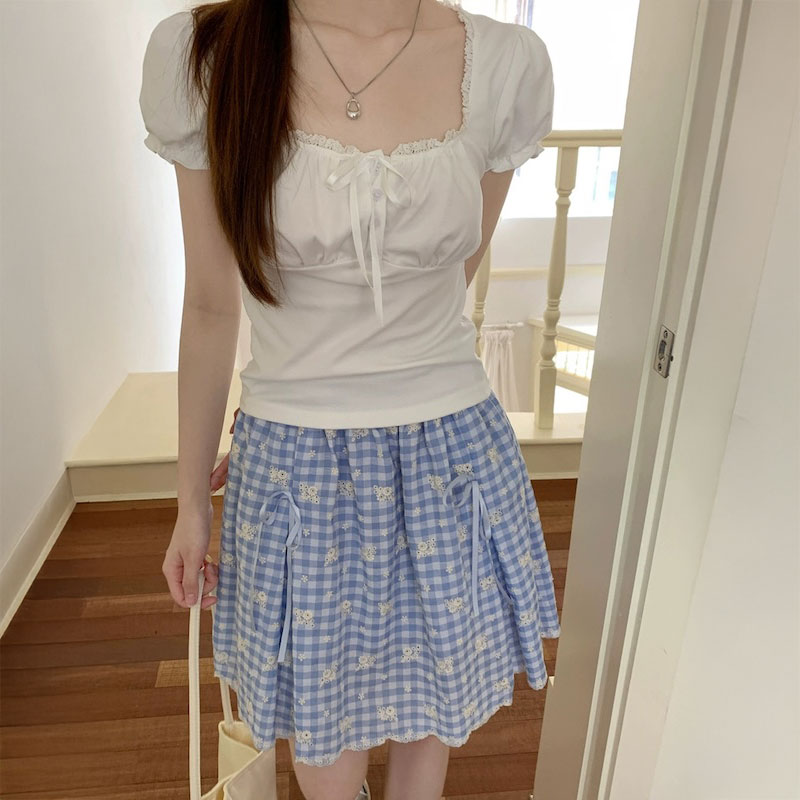 スカラップリボンパターンスカート