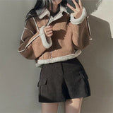 サイドジップショートフライトジャケット