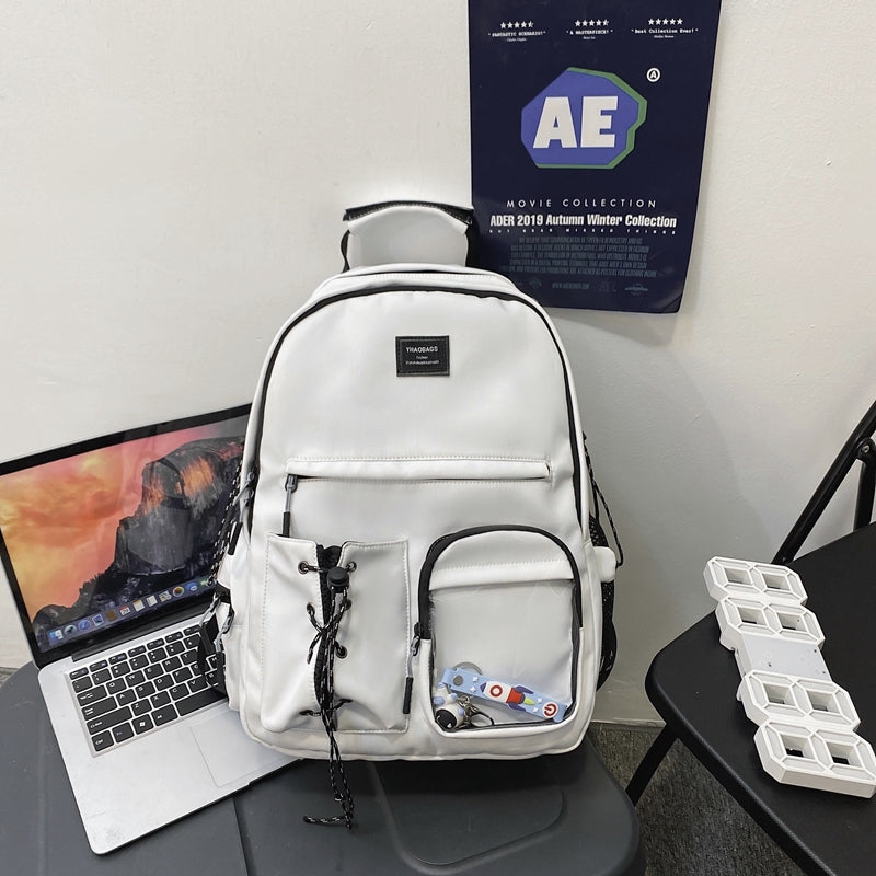 クリアポケット付きマルチリュック