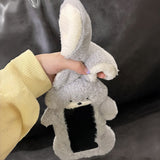 【iPhone17対応】うさぎぬいぐるみiPhoneケース