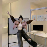 バイカラーカジュアルスタジャン