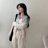 ノルディックモヘアカーディガン