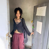 スルーレースアンニュイカーディガン