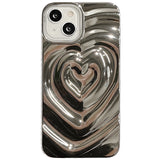 【iPhone17対応】メタルハートスプレッドiPhoneケース