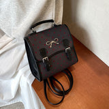 ドットリボンスクエアリュック