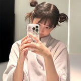 【iPhone17対応】クリア顔文字iPhoneケース