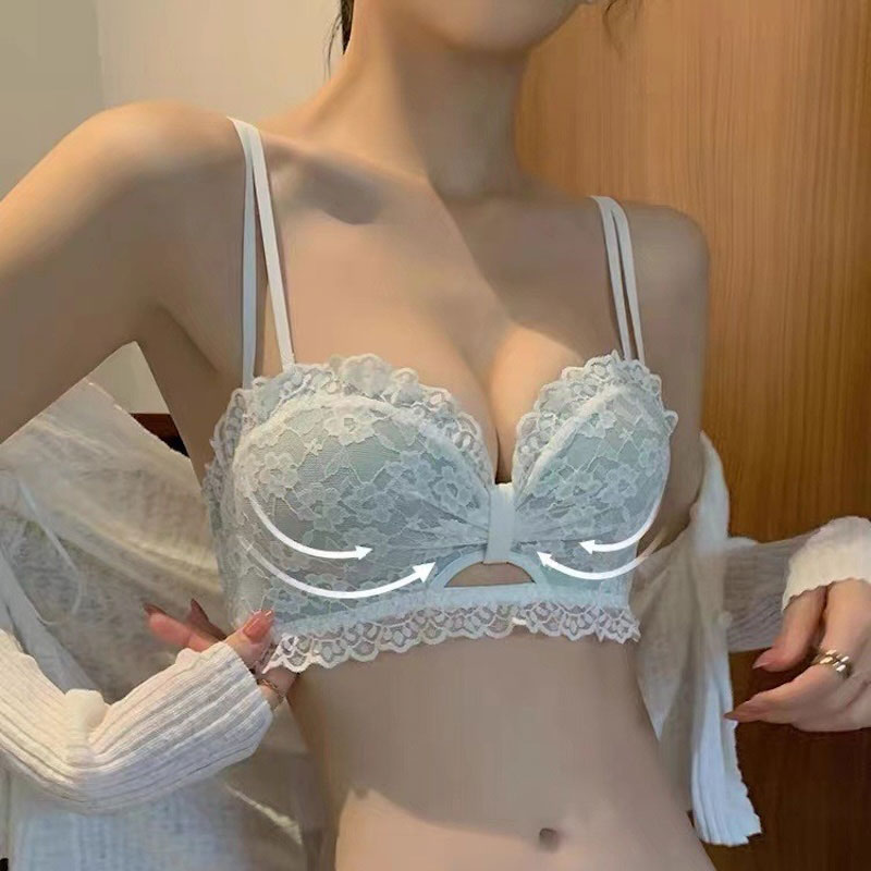 シェルリボンフリルブラ&ショーツSET