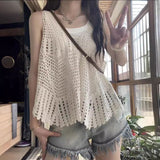 ノースリーブサマーニット&タンクトップSET